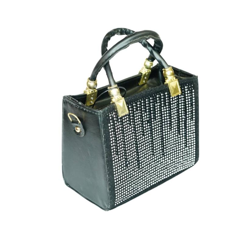 کیف نگینی طرح دار کد 0100