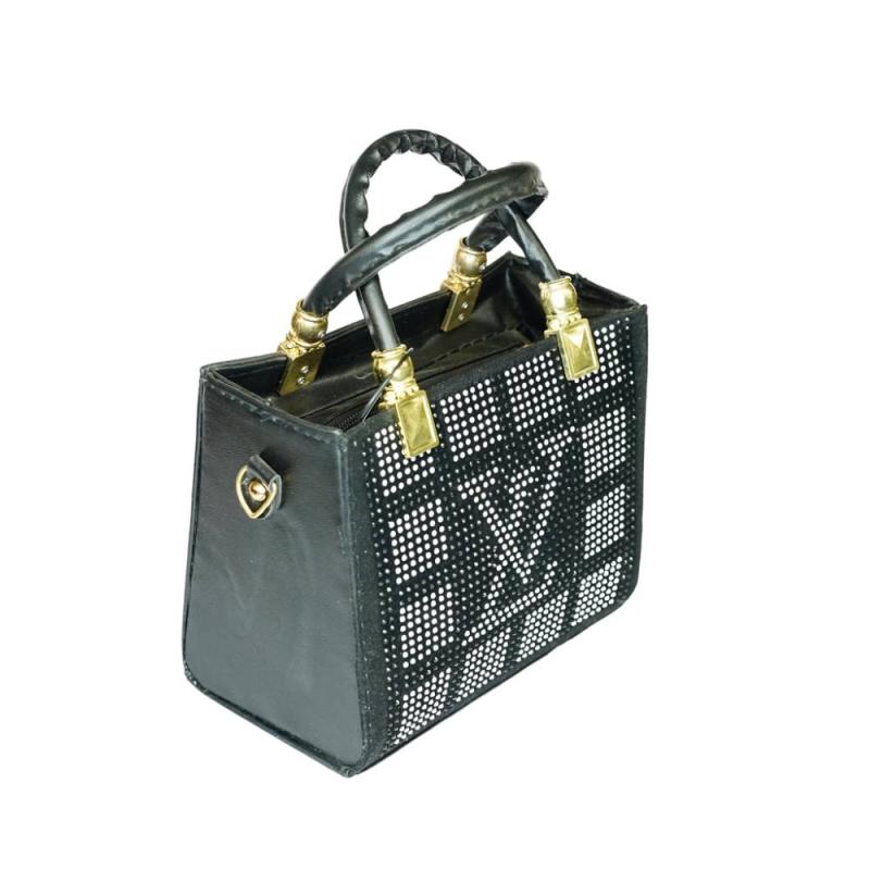 کیف نگینی طرح دار کد 0100