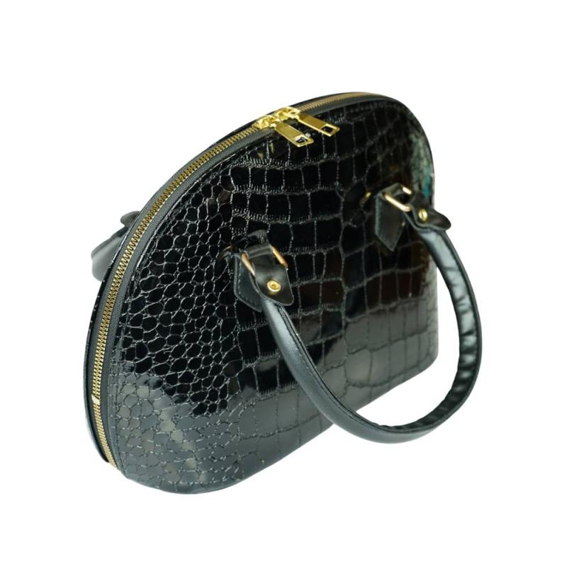 کیف چرم پوست ماری رگه دار کد 0104